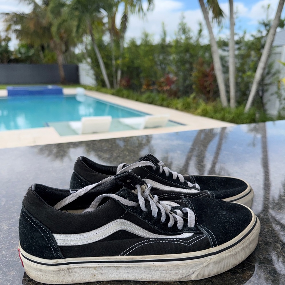 Vans Black and White Women's Sneakers